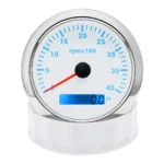 4000RPM Motorcycle LCD 7 Colors Backlight Motorcycle Meter Gauge Tachometer - Image 4