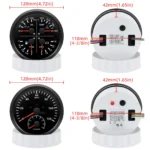 110mm 2 Gauge Set GPS Speedometer Tachometer 0-120MPH & 4in 1 Gauge with Senders - Image 5