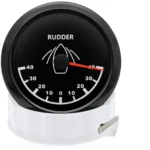 85mm 12V/24V Waterproof Rudder Angle Indicator Gauge With Rudder Sensor