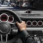 52mm 85mm Black Face Red Pointer MPH F PSI Fuel Oil Pressure Volt Water Temperature Gauge Speedometer Tachometer Automobile - Image 5