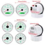 85MM GPS Speedometer 120MPH & Tacho 6000RPM Water Temp Fuel Level Oil Pressure Voltage with Sensor - Image 2