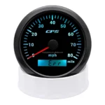 85mm GPS 80Knot Mobile Truck Motorcycle and Tractor Universal Vehicle Speedometer with Backlight Gauge
