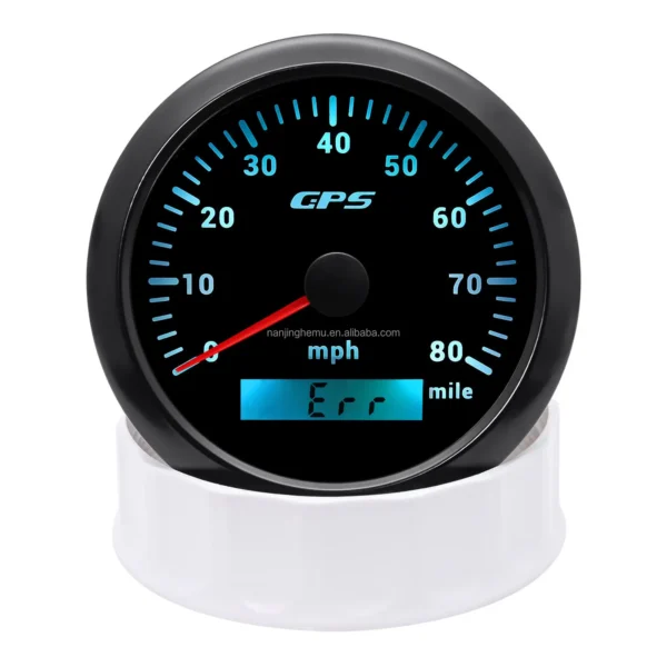 85mm GPS 80Knot Mobile Truck Motorcycle and Tractor Universal Vehicle Speedometer with Backlight Gauge