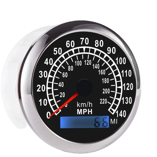Pointer Speed Meter Race Dash Mustang KMH MPH MI Universal Speedometer for Car Boat