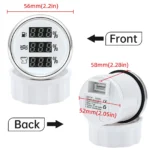 52mm 3in1 Multi-Function Digital Gauge Water Level Fuel Level Sewage Level Gauge - Image 4