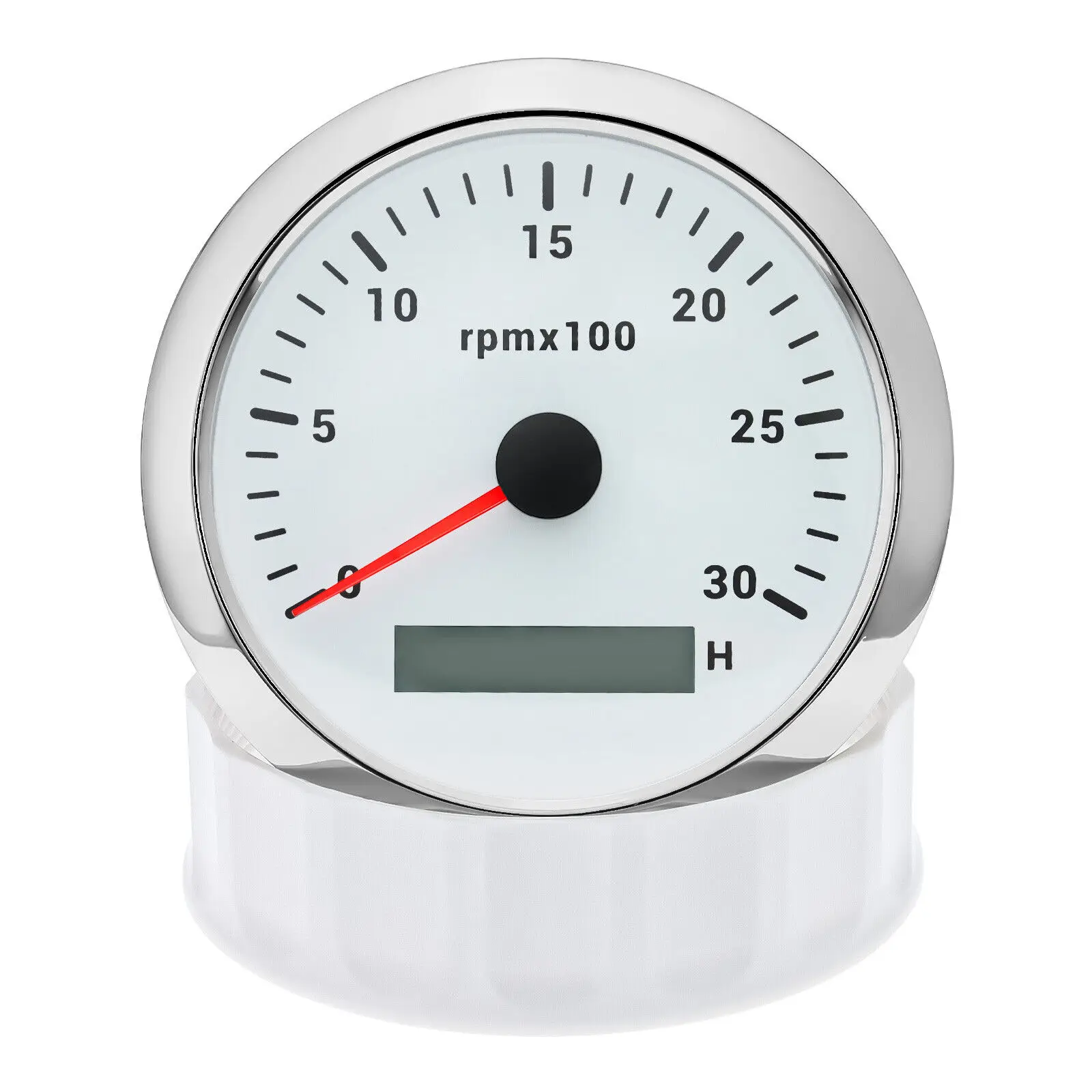 Hd7e2ba9c7c1f44569a015596ea0f36ee5.webp 85MM 7 Colors LED Tachometer Gauge 0-3000 RPM Tacho for Car Truck Boat 9-36V - Image 1