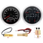 85mm GPS Speedometer 200MPH W/Tacho&85mm 4 in 1 Multifunction Gauge for Boat Car