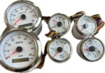 White Water Temp Fuel Level GPS Speedometer Oil Pressure Voltage Gauge Tachometer Auto Meter 6 in 1set - Image 5