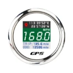 Motorcycle 52mm Digital GPS Speedometer Odometer Mileage Trip Counter Adjustable Overspeed Buzzer Alarm - Image 2