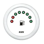 52mm 24v Car Fuel Level Gauge Meter Indicator Car Fuel Flow Meter with White Pointer - Image 2