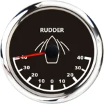 Black 85 mm 0-190 Ohm Boat Gauges Rudder Angle Meter Indicator - Image 5