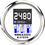 NMEA2000 Hour Meter Tachometer Volt Water Temp Oil Press Boost Gauge GPS Speedometer - Image 4