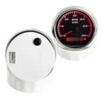 85mm Universal 1 2 3 4 5 6 8 Cylinder Tachometer with Sensor for Motorcycle Car
