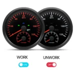110mm Black GPS Speedometer 120MPH With Tachometer With Turn Signal High Beam - Image 3
