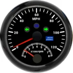 Universal 2 in 1 Tachometer GPS Speedometer 125MPH Odometer Adjustable for Boat Car Truck Motorcycle - Image 5