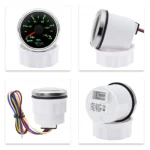 52mm Oil Pressure Gauge Meter 0-10bar Signal 10-184ohm With Stainless Cover - Image 5