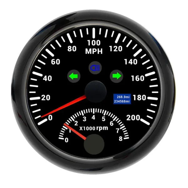 Long-lifespan Custom Car Manufacturer of 3D Digital Car Speedometer and Tachometer