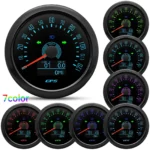 85MM Black GPS Speedometer 120MPH Gauge Waterproof for Motorcycles Boat Car ATV - Image 2
