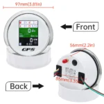 2024 Customized 85mm Digital 5 in 1  0-60MPH NMEA2000 signal Speedometer - Image 6