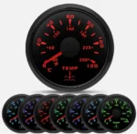 5 Gauge Set 85mm GPS Speedometer 0-160MPH With COG Trip Gauge & 52mm Fuel Gauge - Image 3