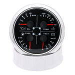 3 Gauge Set 85mm GPS Speedometer 0-200MPH Tachometer&85mm 4 in 1 Gauge for Boat - Image 6