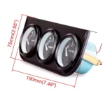 85mm GPS Speedometer with Tachometer and Instrument Voltage/water Temperature/oil Pressure Three-in-one Pointer Meter - Image 3