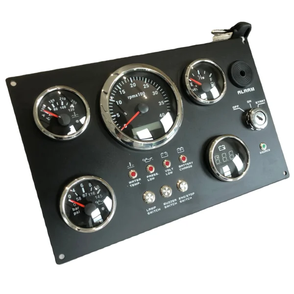 Chinese Factory Boat Gauge Set Dashboard Instrument Panel