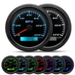 85mm Marine Boat GPS Speedometer Odometer 0-15Knots 0-17MPH 12V/24V - Image 2