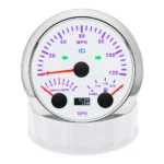 85mm 3 in 1 Gauge GPS Speedometer 120MPH With Tacho Fuel Level Gauge for Boat - Image 6
