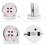 2 Gauge Set 110mm GPS Speedometer Tachometer 0-120MPH & 4in 1 Gauge with Senders - Image 4