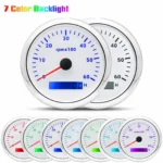 85mm 52mm 6 Gauge Kits Speedometer Tachometer Fuel Level Oil Pressure Water Temp Volt Gauge - Image 6