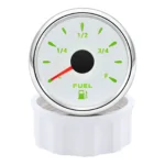 2 52MM Universal Gas Fuel Level Gauge 0-190ohms 240-33ohms Analogue LED Car Marine Boat - Image 6