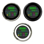 85mm Six in One Multifunction Gauge Tachometer/Hour Meter/Water Temperature/Stainless Oil Pressure Gauges - Image 6