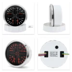 110mm 4 in 1 Multifunctional Gauge Fuel Level Water Temp Oil Pressure Volt Gauge Price - Image 4