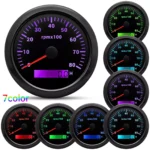 85MM GPS Speedometer 120MPH&Tacho 8000RPM&52mm Fuel/Oil/Temp/Volt with Sensor - Image 3