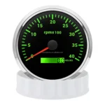 Using In Truck Car Boat 85mm Tachometer With Hour Meter