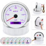 3 Gauge Set 85mm GPS Speedometer 120 MPH Tachometer 8000RPM 7 Color for Boat Car - Image 6