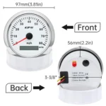 Auto Gauge Set 7 Color GPS Speedometer 8000 RMP Tachometer 240-33 Ohm Fuel Oil Pressure Auto Gauge Kit for Boat - Image 3