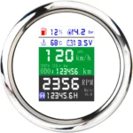 6-in-1 Digital Display 12V 7 Color Oil Level RPM Instrument Speedometer Tachometer Odometer Speed Meter - Image 2