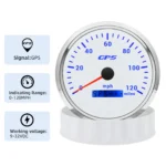 110mm GPS Speedometer 120MPH Tachometer 8000RPM Gauge SET 7 Colors LED for Boat - Image 6