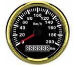 LCD Digital Display GPS Voltmeter Gauge Water Temp Temperature Gauge Universal Car 200km/h Speedometer - Image 3
