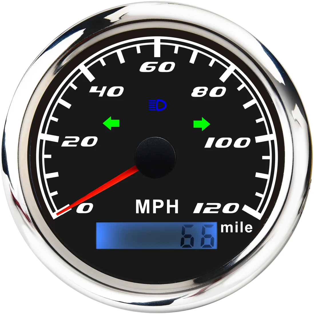 He833d2c502ea4b18a2a81dce5b43d0acD.webp Motorcycle Universal LCD Speedometer With Turning Light and Odometer - Image 1