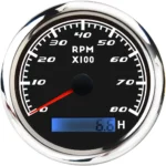 Universal Hour Meter Programmable 85mm Tachometer 7000 RPM Gauge for Truck Motorcycle Bus - Image 3
