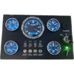 300*190mm 3KRPM 16-32V 0-10Bar Diesel Engine Control Box Instrument Panel - Image 6