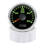 52mm 0-8000 RPM Tachometer Tacho Gauge Diesel Motor Engine Rev Counter Meter - Image 4