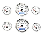 6 in 1set Water Temp Fuel Level GPS Speedometer Oil Pressure Voltage Gauge Tachometer Auto Meter - Image 2