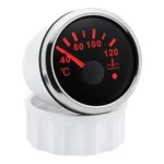 52mm Car Boat Water Temperature Gauge 40-120 Celcuis 7 Colors LED - Image 6