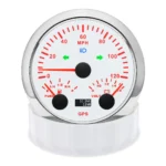 85mm Boat 3 in 1 Multifunction Gauge GPS Speedometer with Fuel Level Voltmeter - Image 2