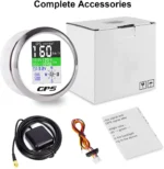 GPS Speedometer 85mm Boat GPS Speedometer Waterproof White TFT Screen Digital MPH Knots KM/h for Boat Marine 9-32V Car - Image 6