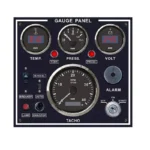 KUS Marine Engine Instrument Gauges Panel. Compatible All Vessels Dashboard 12V 24V 243*196MM